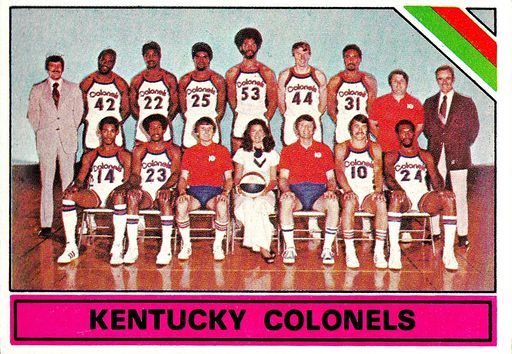 1974-75 Kentucky Colonels ABA Champions License Plate 