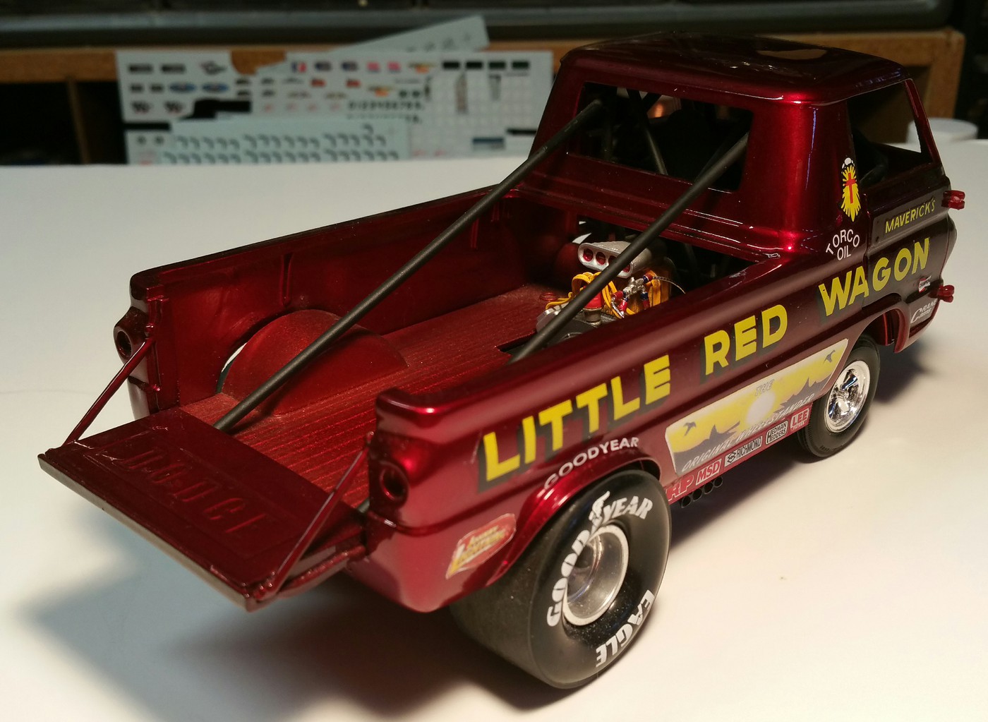 Modern Era Little Red Wagon Wip Drag Racing Models Model Cars