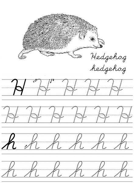 photo alphabet coloring tracers h cursive alphabet