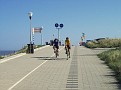 Cycle track along the beach